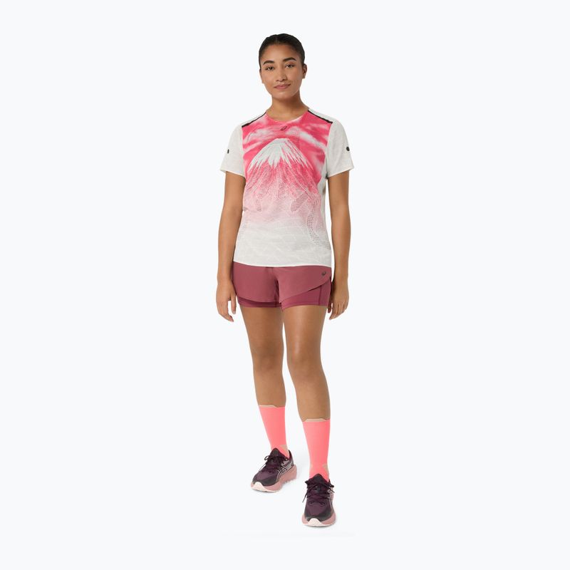 Spodenki do biegania damskie ASICS Fujitrail Elite brisket red 2