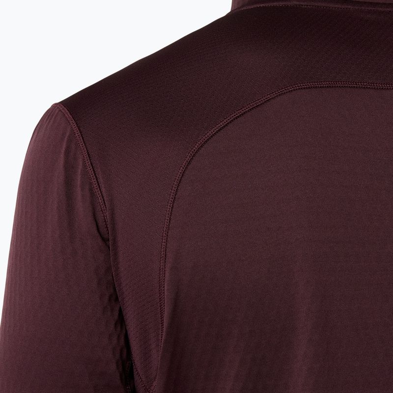 Bluza do biegania męska ASICS Road Winter Ls Hoodie dark currant 9