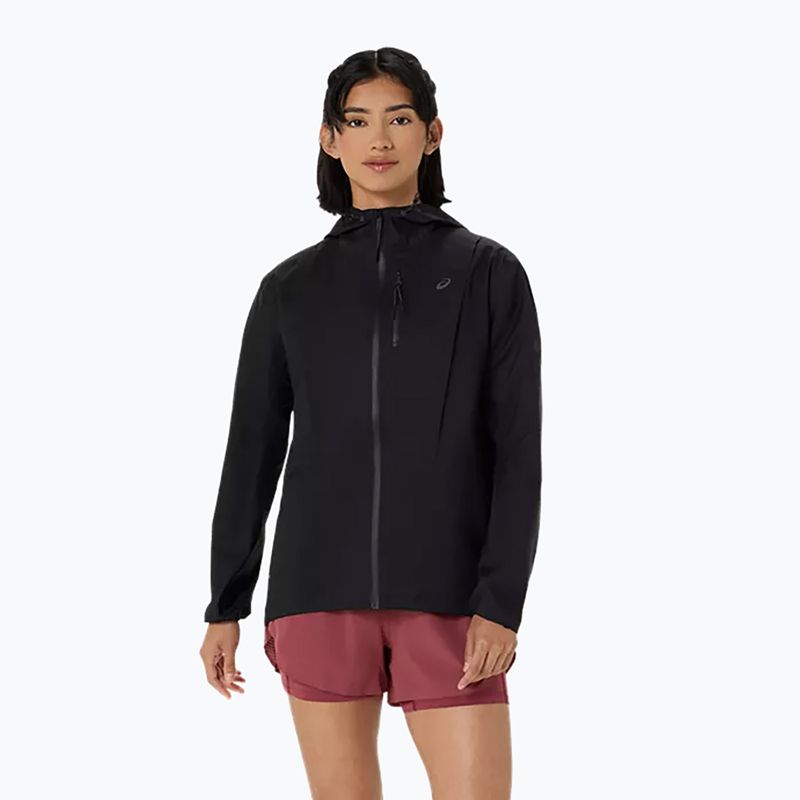 Kurtka do biegania damska ASICS Fujitrail Elite Waterproof Jacket performance black