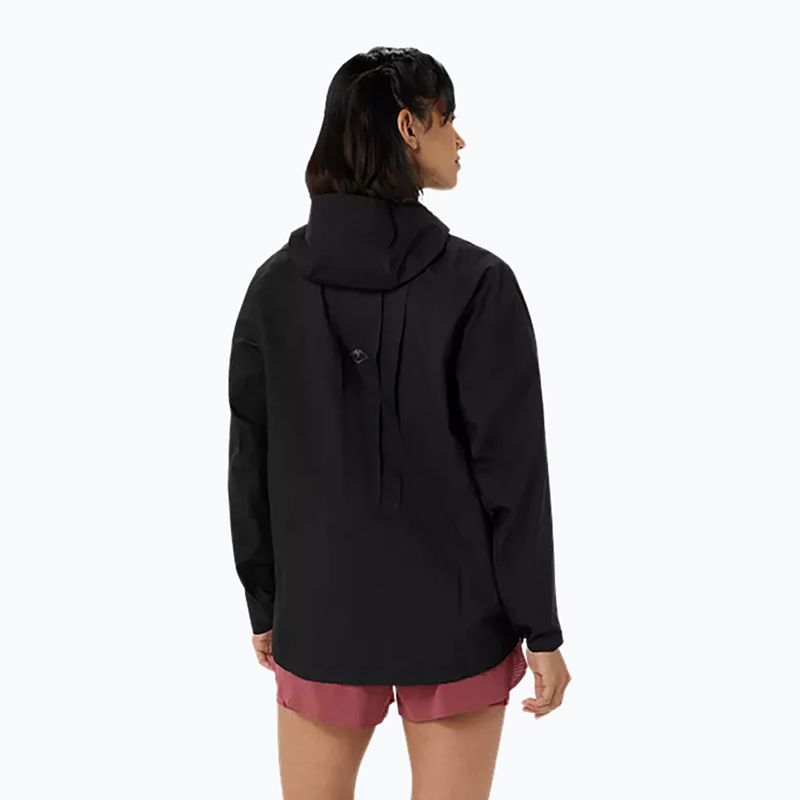 Kurtka do biegania damska ASICS Fujitrail Elite Waterproof Jacket performance black 2