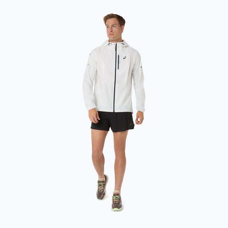 Kurtka do biegania męska ASICS Fujitrail Elite Waterproof Jacket cream 2