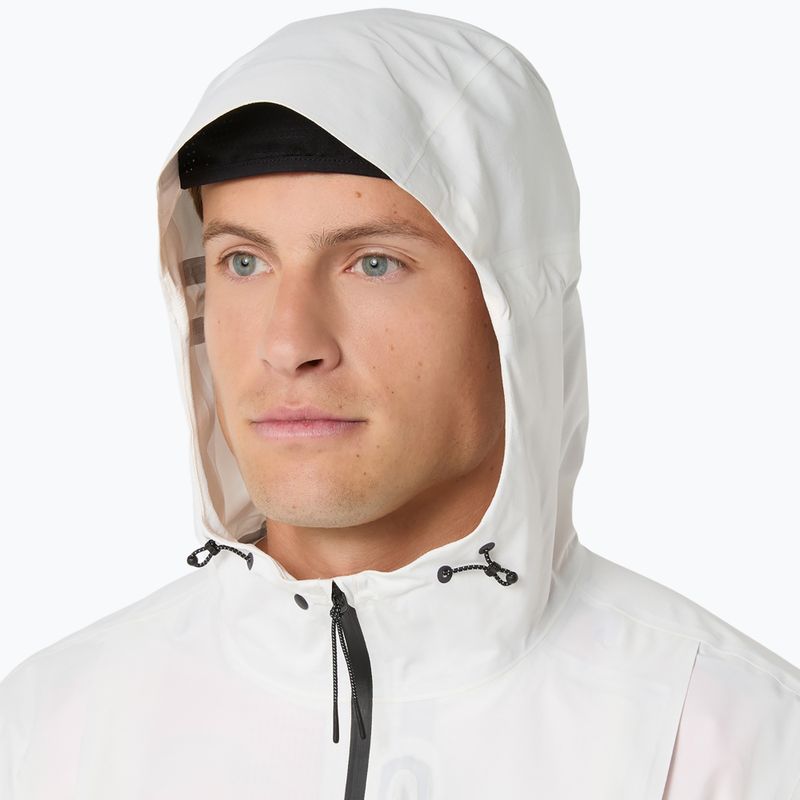 Kurtka do biegania męska ASICS Fujitrail Elite Waterproof Jacket cream 5
