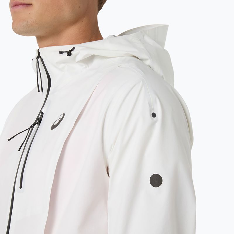 Kurtka do biegania męska ASICS Fujitrail Elite Waterproof Jacket cream 6