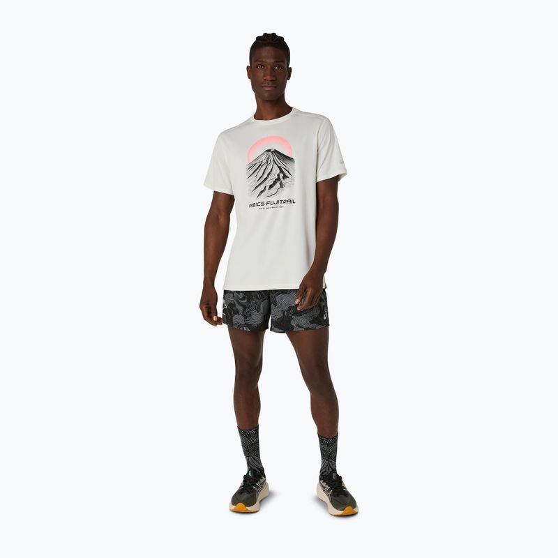 Koszulka do biegania męska Asics Fujitrail Logo Ss Top Cream 2