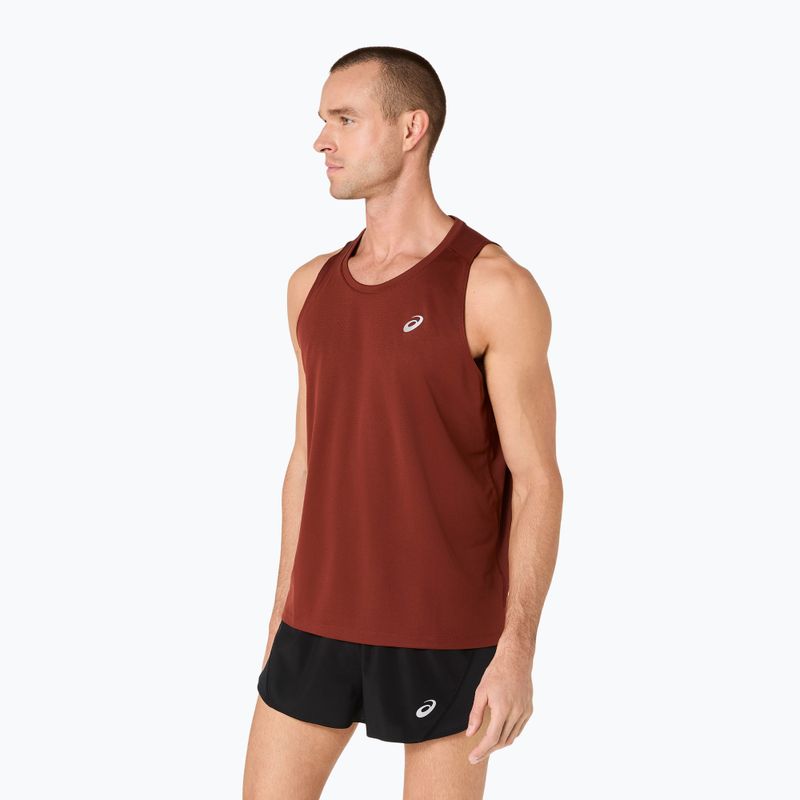 Koszulka do biegania męska ASICS Core Singlet singed red 4