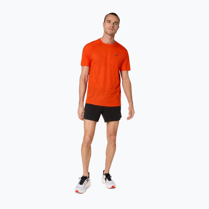 Koszulka do biegania męska ASICS Metarun Top cherry tomato 2