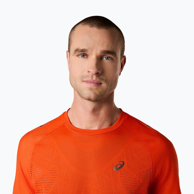 Koszulka do biegania męska ASICS Metarun Top cherry tomato 5