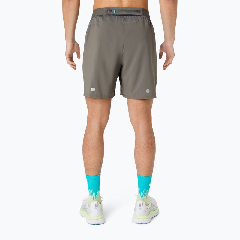 Spodenki do biegania męskie Asics Road 2-N-1 7In Short Truffle Grey 3