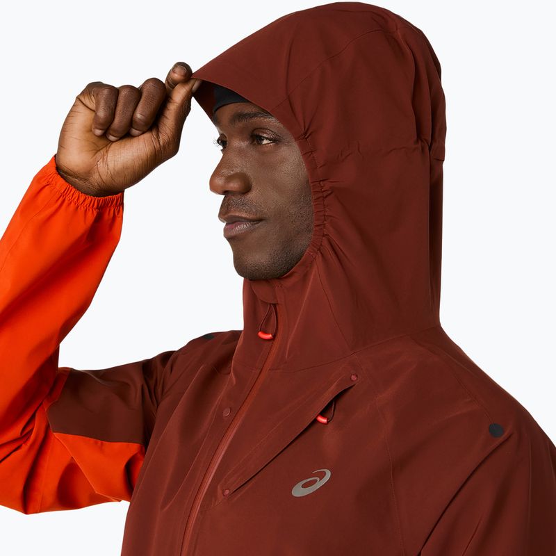 Kurtka do biegania męska ASICS Metarun Legend Jacket cherry tomato/singed red 5