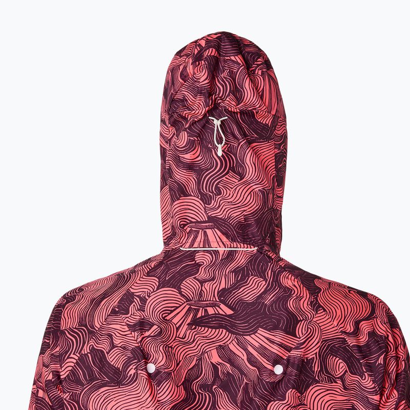Kurtka do biegania męska Asics Fujitrail Packable Jacket blazing coral/dark aubergine 5