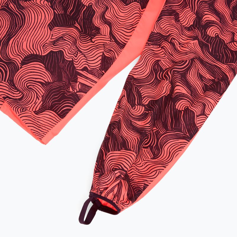 Kurtka do biegania męska Asics Fujitrail Packable Jacket blazing coral/dark aubergine 12