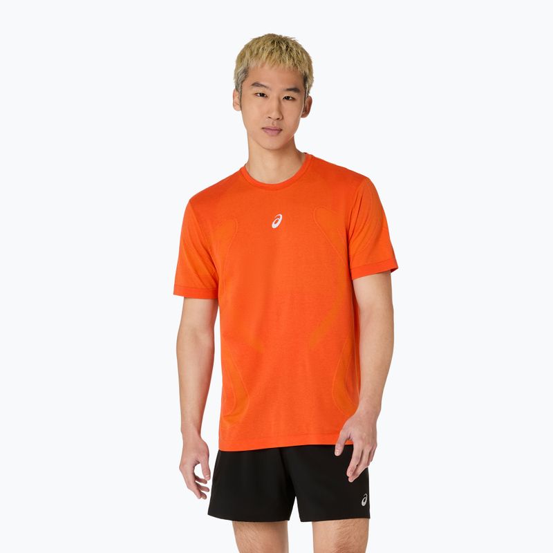 Koszulka do biegania męska ASICS Road Seamless energy orange
