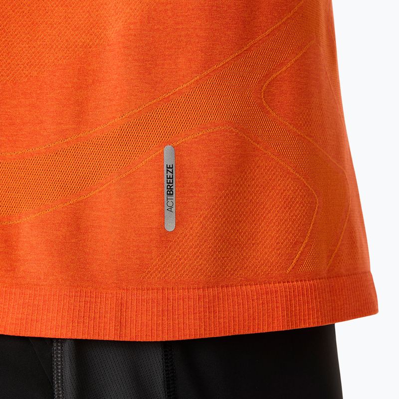 Koszulka do biegania męska ASICS Road Seamless energy orange 5