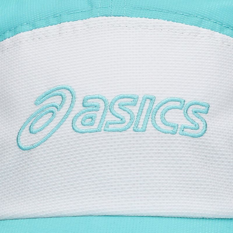 Czapka z daszkiem Asics Performance Running 5 Panel Energy Aqua/White 3