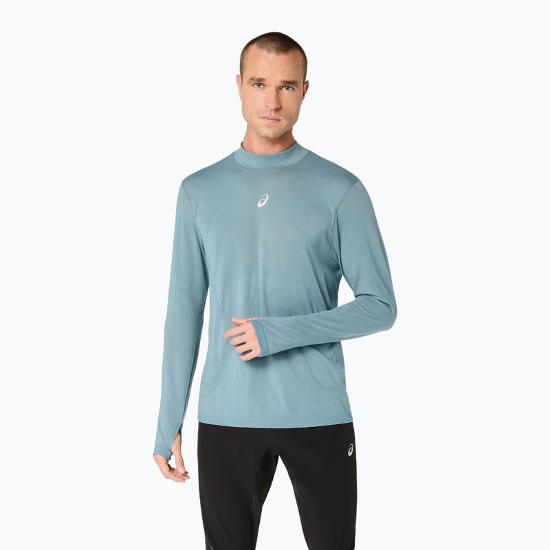 Bluza termoaktywna męska ASICS Road Winter Seamless Top foggy teal