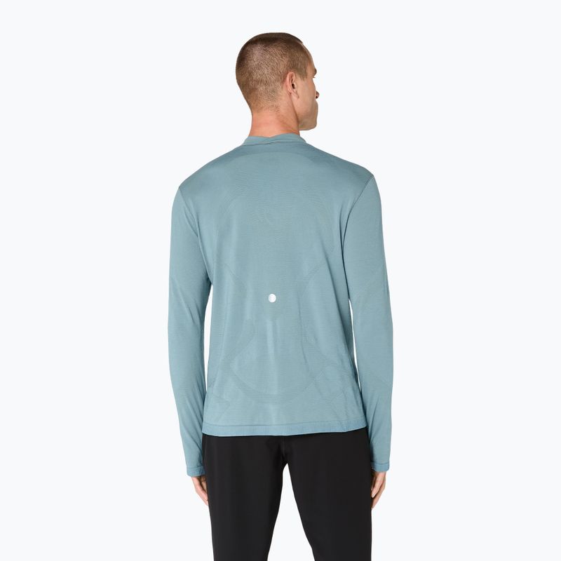 Bluza termoaktywna męska ASICS Road Winter Seamless Top foggy teal 4