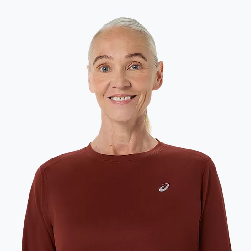 Longsleeve do biegania damski ASICS Core Top singed red 3