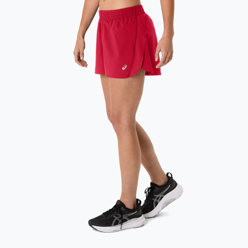 Legginsy do biegania damskie Asics Core Split Short Speed Red 4