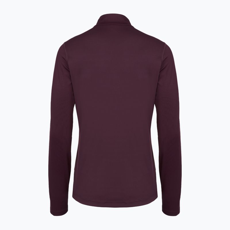 Longsleeve do biegania damski ASICS Core 1/2 Zip Winter Top dark aubergine 2