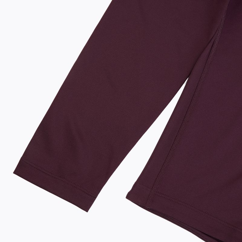 Longsleeve do biegania damski ASICS Core 1/2 Zip Winter Top dark aubergine 4