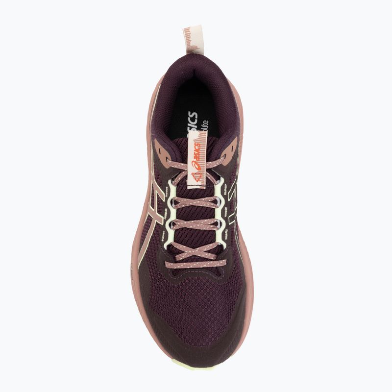 Buty do biegania damskie ASICS Trabuco Terra 3 dark aubergine/illuminate yellow 5