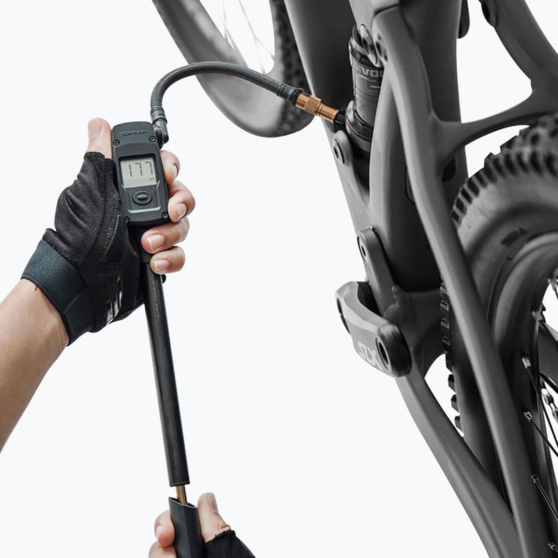 Pompka rowerowa Topeak PocketShock Digital 300psi black 8