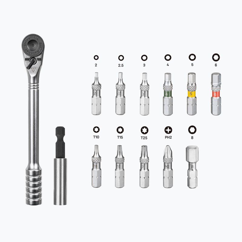 Klucz rowerowy grzechotka Topeak Ratchet Rocket Essential HD black 3