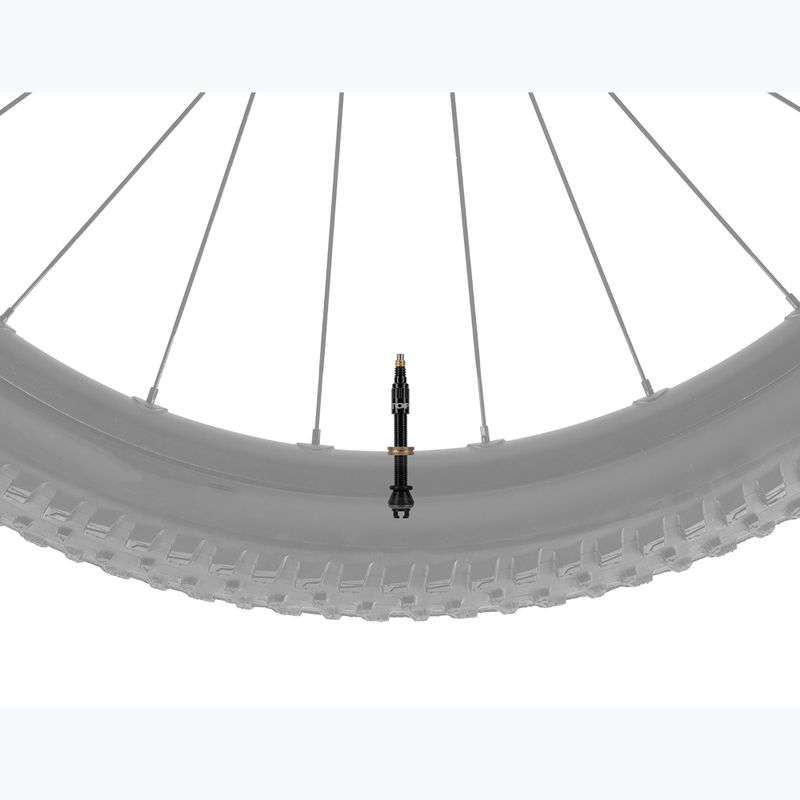 Zestaw wentyli Topeak Turboflow Valve Kit 60 mm black 2