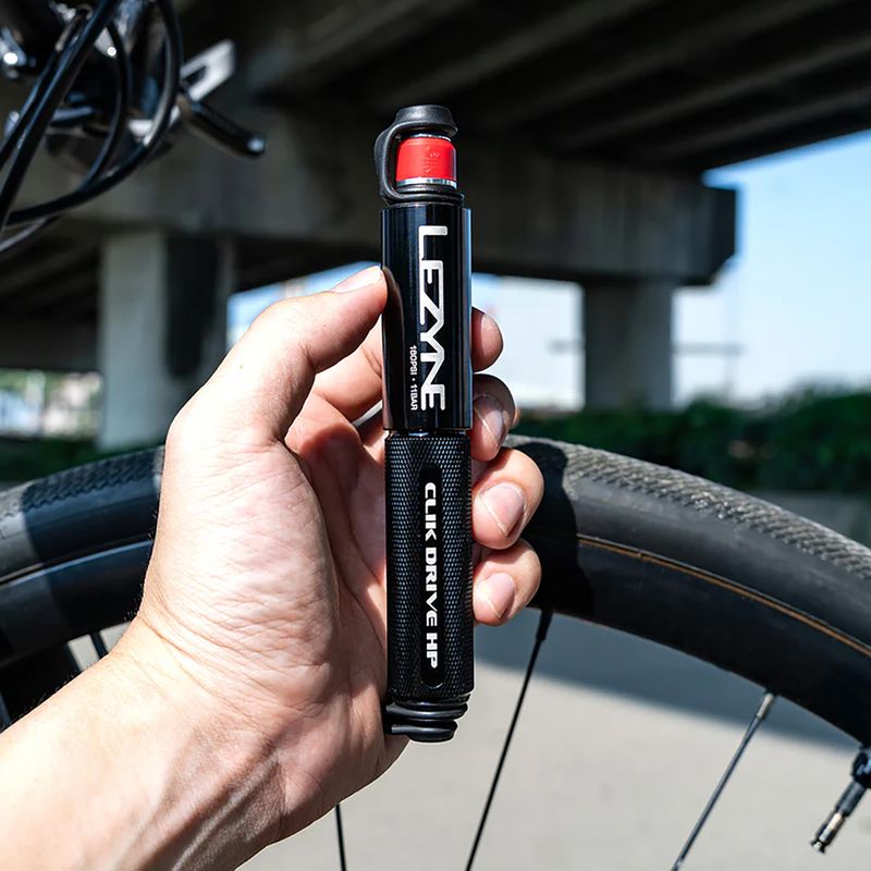 Pompka rowerowa Lezyne Clik Drive HP 160psi black 6