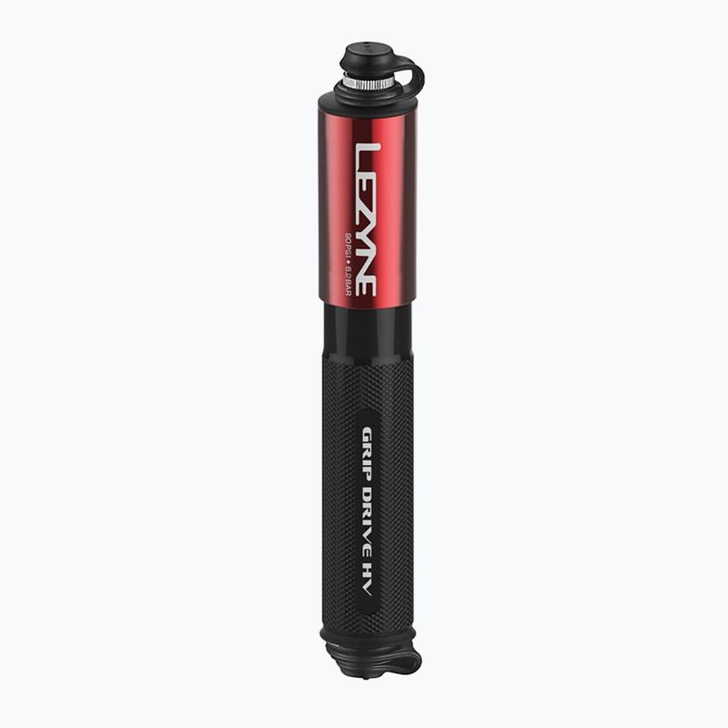 Pompka rowerowa Lezyne Grip Drive HV S ABS FLEX 90psi red