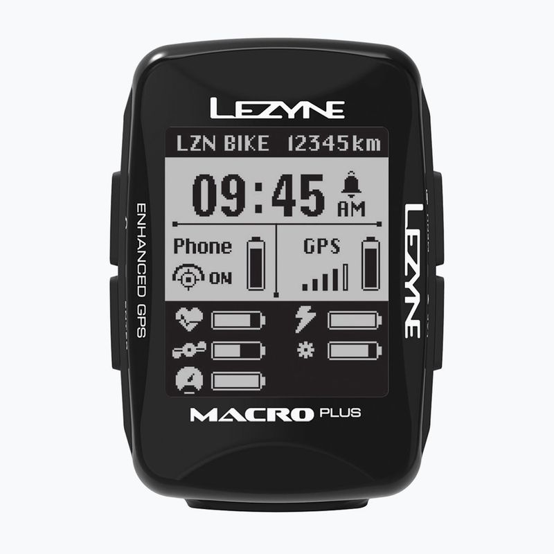 Licznik rowerowy Lezyne Macro Plus GPS HRSC Loaded set 2