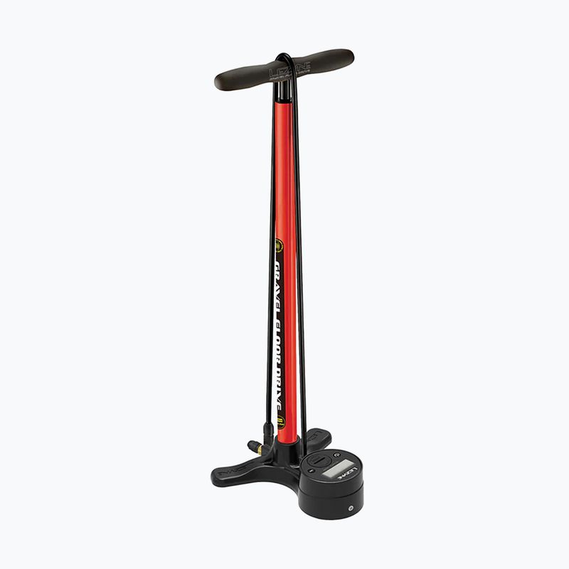 Pompka rowerowa Lezyne Gravel Digital Drive 100psi red
