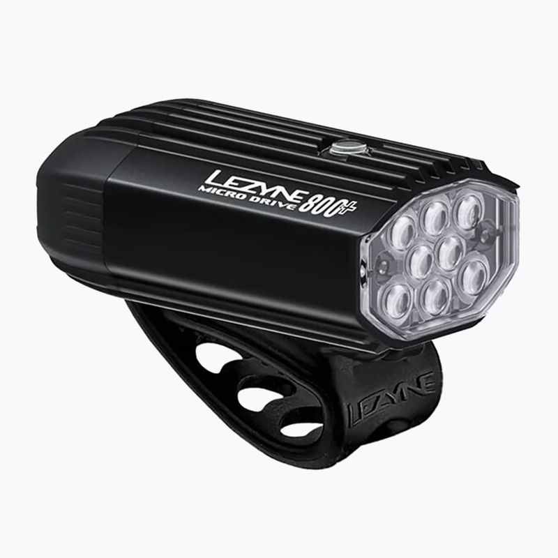 Zestaw lampek rowerowych Lezyne Micro Drive 800+ / KTV Drive+ satin black/black 2