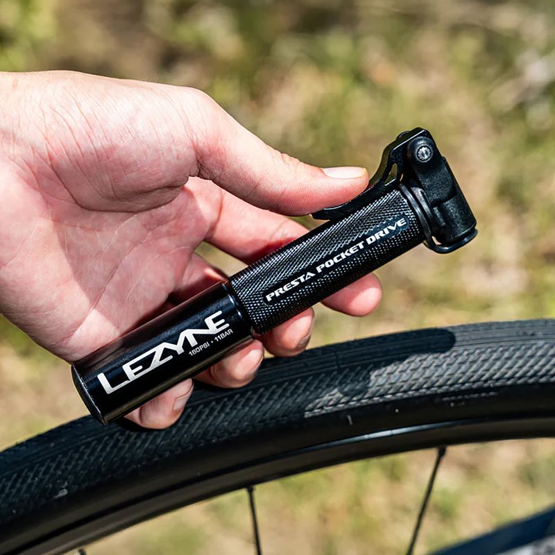 Pompka rowerowa Lezyne Presta Pocket Drive 160psi black 4