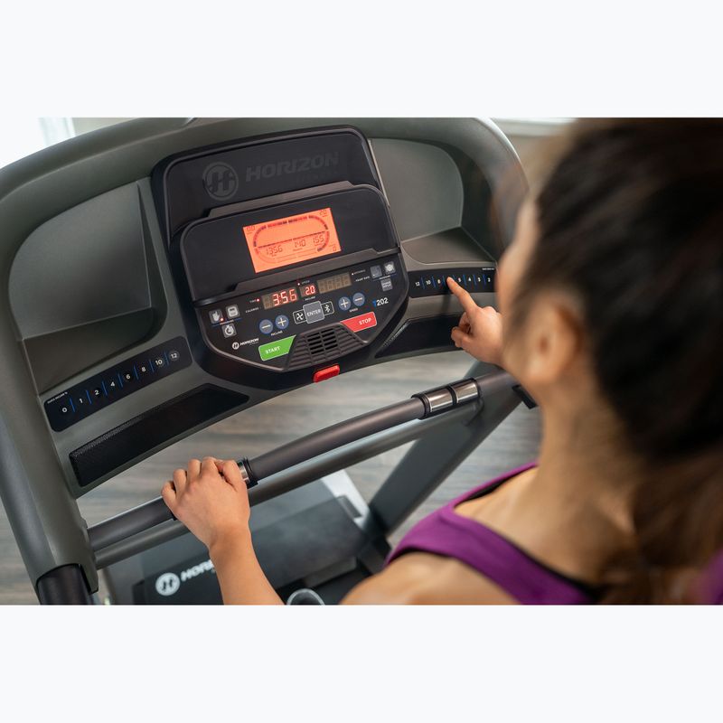 Bieżnia elektryczna Horizon Fitness T202 czarny 7