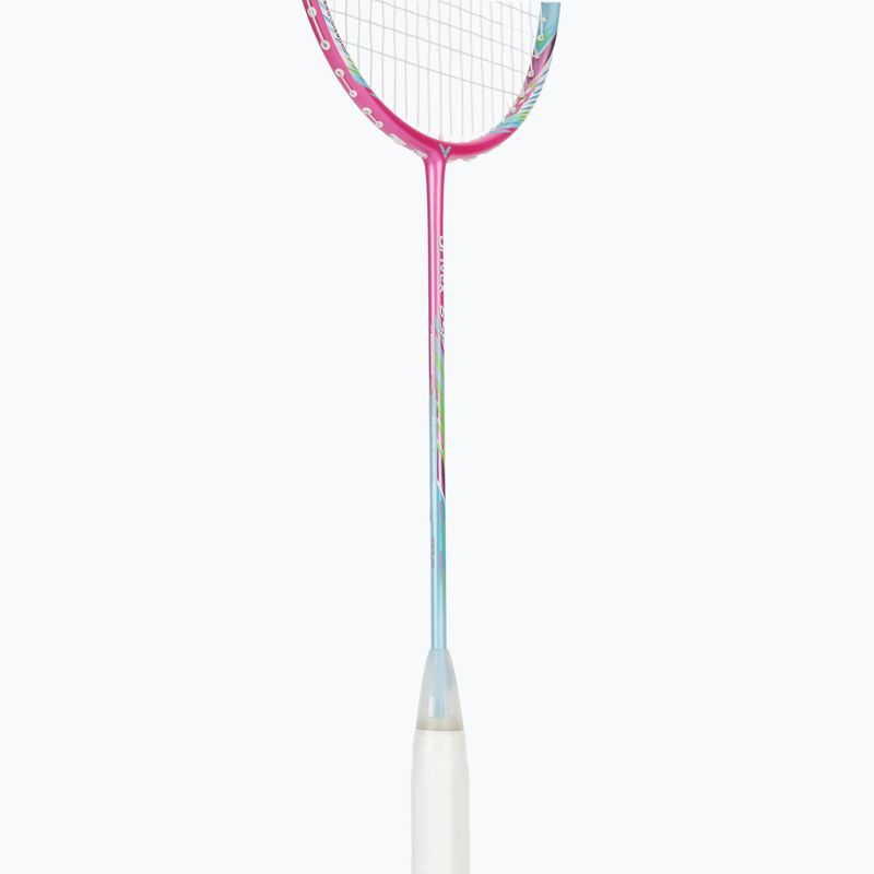 Rakieta do badmintona VICTOR DriveX 6SP QM fluorescent rose-red/light blue 4