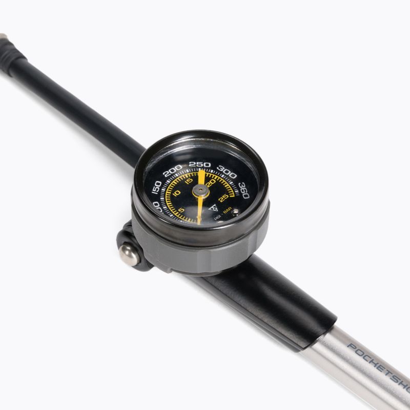 Pompka do amortyzatorów Topeak PocketShock Dxg 360psi silver/black 3