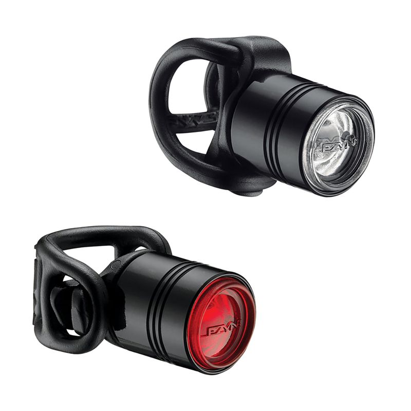 Zestaw lampek rowerowych Lezyne Femto Drive Pair gloss black 3