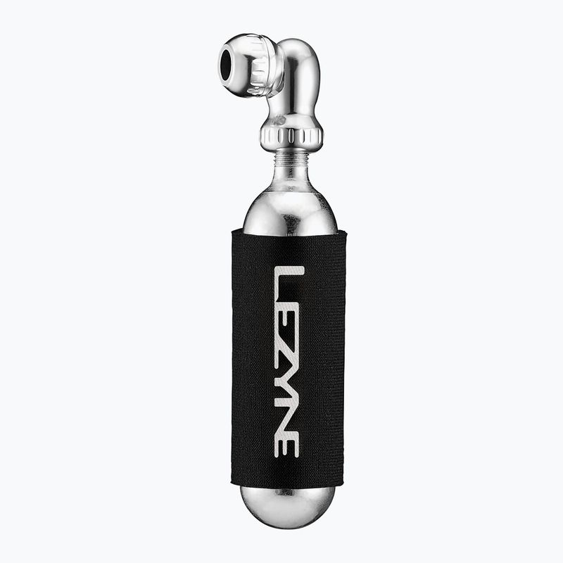 Pompka rowerowa Lezyne Twin Speed Drive CO2 + 1x nabój 16g gloss silver