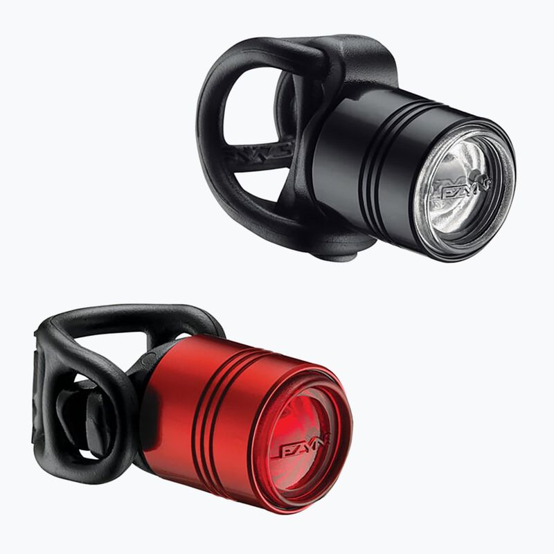 Zestaw lampek rowerowych Lezyne Femto Drive Pair black/red