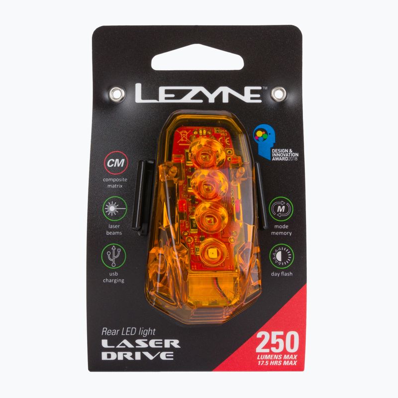 Lampka rowerowa tylna Lezyne Led Laser Drive Rear black