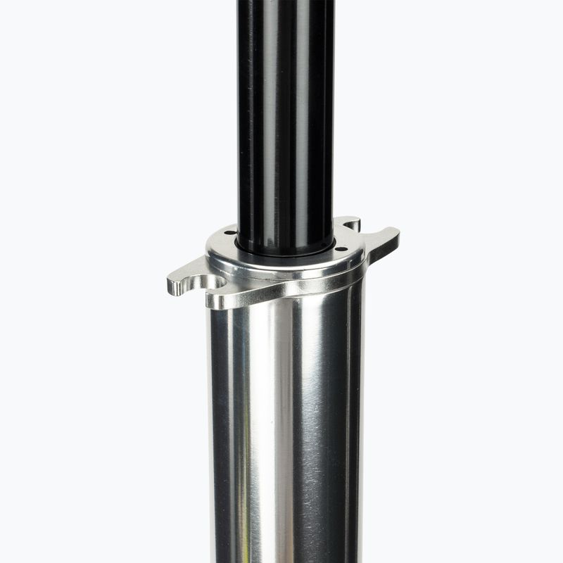 Pompka rowerowa Lezyne CNC Floor Drive 3.5 220psi gloss silver 4