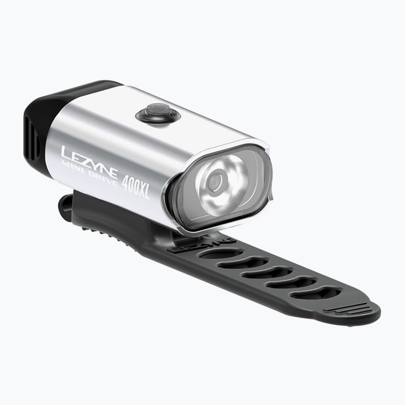 Lampka rowerowa przednia Lezyne Mini Drive 400XL Front gloss silver
