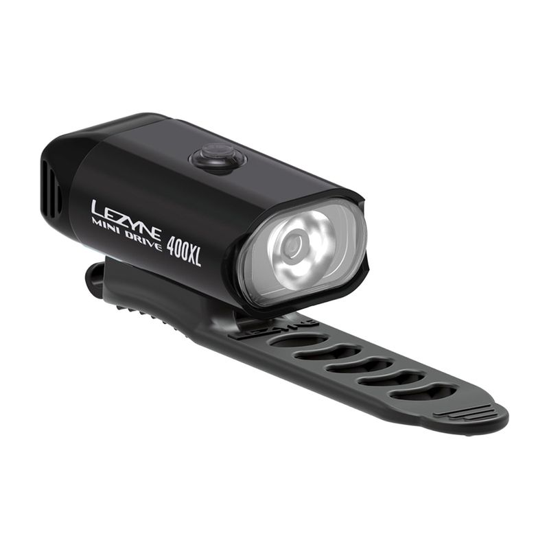 Lampka rowerowa przednia Lezyne Mini Drive 400XL Front gloss black 4