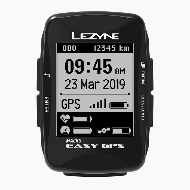 Licznik rowerowy Lezyne Macro Easy GPS black 2