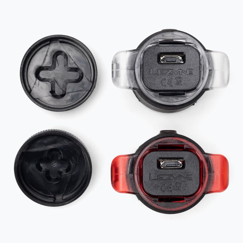 Zestaw lampek rowerowych Lezyne Led Femto Drive USB  black 3