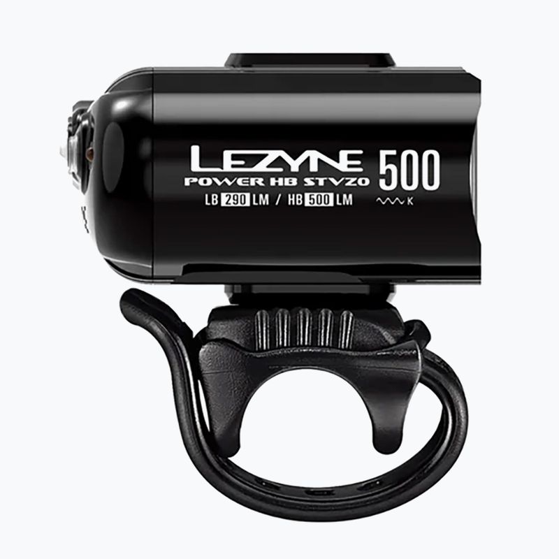 Lampka rowerowa przednia Lezyne Power HB Drive Stvzo 500 Loaded black 3