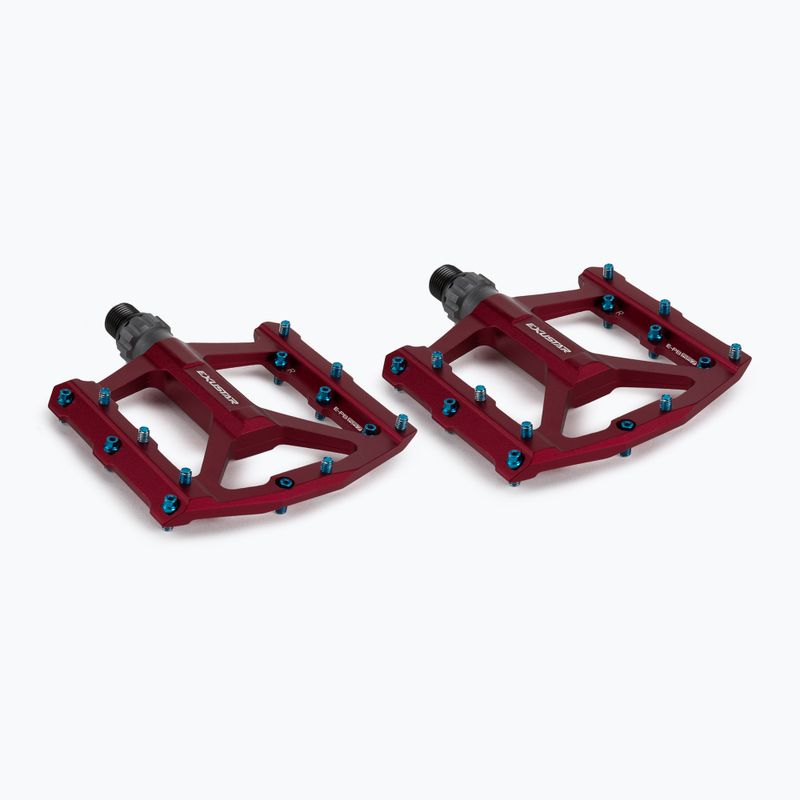 Pedały rowerowe Exustar PB557 red 2