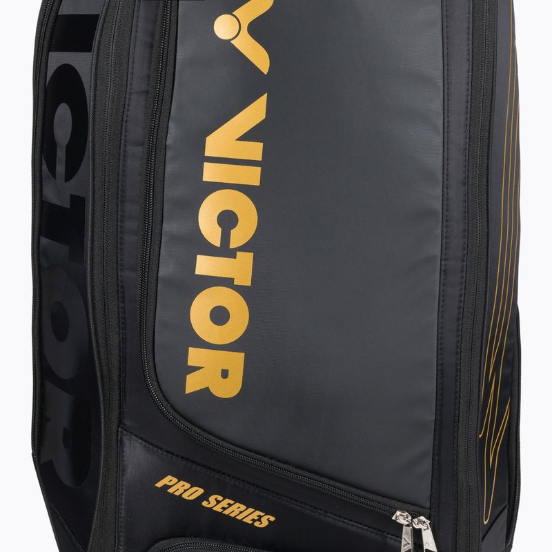 Torba do badmintona VICTOR Rucksack BR7007 C black/gold 4