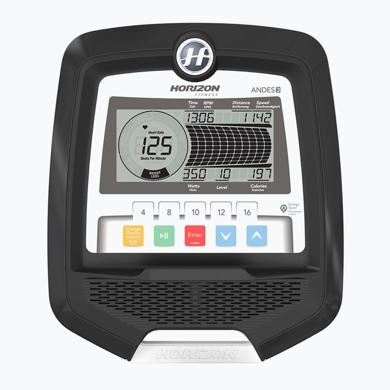 Trenażer eliptyczny Horizon Fitness Andes 3.1 black/white 3